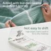 imageMomcozy Muslin Fitted Mini Crib Sheets 38quotx26quot 2 Pack Soft Breathable Natural Cotton Baby Mattress Sheet 360 Mattress Wrapping No Slip Boys Girls Neutral Toddler Bed Sheet Grey GreenBravery Zebra