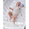 imageMomcozy Muslin Standard Fitted Crib Sheets 52quotx28quot 2 Pack Soft Breathable Natural Cotton Baby Mattress Sheet 360 Mattress Wrapping No Slip Boys Girls Neutral Toddler Bed Sheet Blue Star MoonOcean Sound