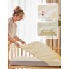 imageMomcozy Muslin Standard Fitted Crib Sheets 52quotx28quot 2 Pack Soft Breathable Natural Cotton Baby Mattress Sheet 360 Mattress Wrapping No Slip Boys Girls Neutral Toddler Bed Sheet Blue Star MoonBeige Light Blush