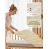 imageMomcozy Muslin Standard Fitted Crib Sheets 52quotx28quot 2 Pack Soft Breathable Natural Cotton Baby Mattress Sheet 360 Mattress Wrapping No Slip Boys Girls Neutral Toddler Bed Sheet Blue Star MoonCream Coffee Red