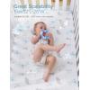 imageMomcozy Muslin Standard Fitted Crib Sheets 52quotx28quot 2 Pack Soft Breathable Natural Cotton Baby Mattress Sheet 360 Mattress Wrapping No Slip Boys Girls Neutral Toddler Bed Sheet Blue Star MoonOcean Sound