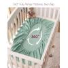 imageMomcozy Muslin Standard Fitted Crib Sheets 52quotx28quot 2 Pack Soft Breathable Natural Cotton Baby Mattress Sheet 360 Mattress Wrapping No Slip Boys Girls Neutral Toddler Bed Sheet Blue Star MoonCrisp Green Grey