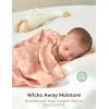 imageMomcozy Muslin Swaddle Blankets for Baby Boys and Girls 4Pack Breathable and SkinFriendly Receiving Blanket Wrap Baby Essentials Registry ampamp Gift 47 x 47 inchesJoy