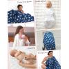 imageMomcozy Muslin Swaddle Blankets for Baby Boys and Girls 4Pack Breathable and SkinFriendly Receiving Blanket Wrap Baby Essentials Registry ampamp Gift 47 x 47 inchesMidnight Star Clouds