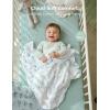 imageMomcozy Muslin Swaddle Blankets for Baby Boys and Girls 4Pack Breathable and SkinFriendly Receiving Blanket Wrap Baby Essentials Registry ampamp Gift 47 x 47 inchesInnocence