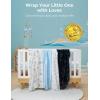imageMomcozy Muslin Swaddle Blankets for Baby Boys and Girls 4Pack Breathable and SkinFriendly Receiving Blanket Wrap Baby Essentials Registry ampamp Gift 47 x 47 inchesStarlight Zodiac