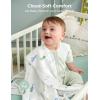 imageMomcozy Muslin Swaddle Blankets for Baby Boys and Girls 4Pack Breathable and SkinFriendly Receiving Blanket Wrap Baby Essentials Registry ampamp Gift 47 x 47 inchesBravery