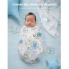 imageMomcozy Muslin Swaddle Blankets for Baby Boys and Girls 4Pack Breathable and SkinFriendly Receiving Blanket Wrap Baby Essentials Registry ampamp Gift 47 x 47 inchesStarlight Zodiac