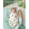 imageMomcozy Muslin Swaddle Blankets for Baby Boys and Girls 4Pack Breathable and SkinFriendly Receiving Blanket Wrap Baby Essentials Registry ampamp Gift 47 x 47 inchesBravery