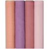 imageMomcozy Muslin Swaddle Blankets for Baby Boys and Girls 4Pack Breathable and SkinFriendly Receiving Blanket Wrap Baby Essentials Registry ampamp Gift 47 x 47 inchesPink Purple
