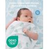 imageMomcozy Muslin Swaddle Blankets for Baby Boys and Girls 4Pack Breathable and SkinFriendly Receiving Blanket Wrap Baby Essentials Registry ampamp Gift 47 x 47 inchesMarine Sea Sprite