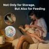 imageMomcozy Natural Baby Bottle 10oz WideNeck Breast Milk Container Breastmilk Storage Bottle for Fridge ampamp Momcozy Breast Milk Cooler BPA Free Milk Collection Bottles Breastfeeding Essential 4PCS