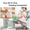 imageMomcozy Natural Baby Bottle 10oz WideNeck Breast Milk Container Breastmilk Storage Bottle for Fridge ampamp Momcozy Breast Milk Cooler BPA Free Milk Collection Bottles Breastfeeding Essential 4PCS