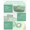 imageMomcozy New Baby Wipe Warmer 100pcs Larger Capacity Wipe Dispenser 10Min Fast Heating with 4 Temperature Modes Innovative Spring Design Silicone ampamp Top SealsQuick Even Heating 3Level Nightlight