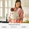imageMomcozy Newborn Carrier WeeSnug Lightweight and Cozy Comfort for 725 lbs Ergonomic CrossBack Support Effortless to Put On HandsFree Baby Carrier with Lumbar Support KhakiKhaki