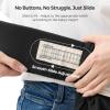 imageMomcozy Newborn Carrier WeeSnug Lightweight and Cozy Comfort for 725 lbs Ergonomic CrossBack Support Effortless to Put On HandsFree Baby Carrier with Lumbar Support KhakiBlack