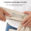 imageMomcozy Newborn Carrier WeeSnug Lightweight and Cozy Comfort for 725 lbs Ergonomic CrossBack Support Effortless to Put On HandsFree Baby Carrier with Lumbar Support KhakiKhaki