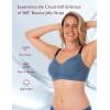 imageMomcozy Nursing Bras for Breastfeeding 30 Jelly Strip Lift Support Maternity Bra Seamless Soft Wirefree Pregnancy BraNordic Blue