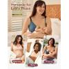 imageMomcozy Nursing Bras for Breastfeeding 30 Jelly Strip Lift Support Maternity Bra Seamless Soft Wirefree Pregnancy BraNordic Blue