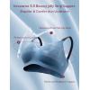 imageMomcozy Nursing Bras for Breastfeeding 30 Jelly Strip Lift Support Maternity Bra Seamless Soft Wirefree Pregnancy BraNordic Blue
