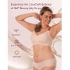 imageMomcozy Nursing Bras for Breastfeeding 30 Jelly Strip Lift Support Maternity Bra Seamless Soft Wirefree Pregnancy BraOyster Pink