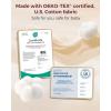 imageMomcozy Nursing Bras for Breastfeeding Soft US Cotton Seamless Maternity Bra Fixed Padding Wireless PregnancyWarm Oatmeal