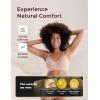 imageMomcozy Nursing Bras for Breastfeeding YN21 Seamless Ultra Comfort Maternity Bra Natural Shape Pregnancy Sleep Bralette2 Packblack beige