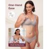 imageMomcozy Nursing Bras for Breastfeeding YN21 Seamless Ultra Comfort Maternity Bra Natural Shape Pregnancy Sleep Bralette2 Packblack brown