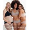 imageMomcozy Nursing Bras for Breastfeeding YN21 Seamless Ultra Comfort Maternity Bra Natural Shape Pregnancy Sleep Bralette2 Packblack brown