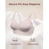 imageMomcozy Nursing Bras for Breastfeeding YN21 Seamless Ultra Comfort Maternity Bra Natural Shape Pregnancy Sleep Bralette2 Packblack brown