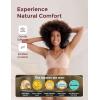 imageMomcozy Nursing Bras for Breastfeeding YN21 Seamless Ultra Comfort Maternity Bra Natural Shape Pregnancy Sleep Bralette2 Packoyster Pink maple Sugar