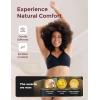 imageMomcozy Nursing Bras for Breastfeeding YN21 Seamless Ultra Comfort Maternity Bra Natural Shape Pregnancy Sleep Bralette3 Packblack beige cream