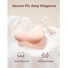 imageMomcozy Nursing Bras for Breastfeeding YN21 Seamless Ultra Comfort Maternity Bra Natural Shape Pregnancy Sleep Bralette3 Packblack beige cream