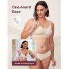 imageMomcozy Nursing Bras for Breastfeeding YN21 Seamless Ultra Comfort Maternity Bra Natural Shape Pregnancy Sleep Bralette3 Packblack beige cream