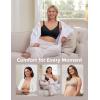 imageMomcozy Nursing Bras for Breastfeeding YN21 Seamless Ultra Comfort Maternity Bra Natural Shape Pregnancy Sleep Bralette3 Packblack beige cream