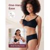 imageMomcozy Nursing Bras for Breastfeeding YN21 Seamless Ultra Comfort Maternity Bra Natural Shape Pregnancy Sleep BraletteBlack