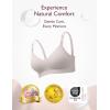 imageMomcozy Nursing Bras for Breastfeeding YN21 Seamless Ultra Comfort Maternity Bra Natural Shape Pregnancy Sleep BraletteBrown
