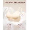imageMomcozy Nursing Bras for Breastfeeding YN21 Seamless Ultra Comfort Maternity Bra Natural Shape Pregnancy Sleep BraletteCream
