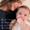 imageMomcozy Nursing Cover for Breastfeeding Soft Privacy Poncho MultiUse Nursing Shawl Portable Breast Feeding Covers for Women Includes Laundry Bag BrownDark Blue