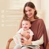imageMomcozy Nursing Cover for Breastfeeding Soft Privacy Poncho MultiUse Nursing Shawl Portable Breast Feeding Covers for Women Includes Laundry Bag BrownRose Taupe