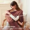 imageMomcozy Nursing Cover for Breastfeeding Soft Privacy Poncho MultiUse Nursing Shawl Portable Breast Feeding Covers for Women Includes Laundry Bag BrownRose Taupe