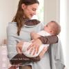 imageMomcozy Nursing Cover for Breastfeeding Soft Privacy Poncho MultiUse Nursing Shawl Portable Breast Feeding Covers for Women Includes Laundry Bag BrownGrey