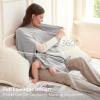 imageMomcozy Nursing Cover for Breastfeeding Soft Privacy Poncho MultiUse Nursing Shawl Portable Breast Feeding Covers for Women Includes Laundry Bag BrownGrey