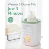 imageMomcozy Nutri Bottle Warmer ampamp Momcozy Bottle Brush Kit Green
