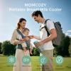 imageMomcozy Portable Breast Milk Cooler Lite DualLayer Insulation for 24H Cooling Travel ampamp Outdoor Friendly with Compact Design 12Oz Capacity Travel Breastmilk Chiller with Storage Bottles