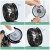 imageMomcozy Portable Fan with Clip  4Speed MiniFan for Carrier  Personal Fans Ultra Lighter 026lb  Gaps 45mm  Handheld Cooling  Rechargeable Rotate for Diaper BackpackStrollerCarrierChairBlack