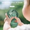 imageMomcozy Portable Fan with Clip  4Speed MiniFan for Carrier  Personal Fans Ultra Lighter 026lb  Gaps 45mm  Handheld Cooling  Rechargeable Rotate for Diaper BackpackStrollerCarrierChairDeep Green