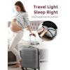imageMomcozy Portable Pregnancy Pillow  W Shaped Maternity Support for Side Sleepers Adjustable Travel Wedge Pillow for Back Belly and Hip Relief Ideal for Pregnant Women Deep GreyGrey