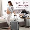 imageMomcozy Portable Pregnancy Pillow  W Shaped Maternity Support for Side Sleepers Adjustable Travel Wedge Pillow for Back Belly and Hip Relief Ideal for Pregnant Women Deep GreyGreymemory Foam