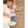 imageMomcozy Portable Pregnancy Pillow  W Shaped Maternity Support for Side Sleepers Adjustable Travel Wedge Pillow for Back Belly and Hip Relief Ideal for Pregnant Women Deep GreyGrey